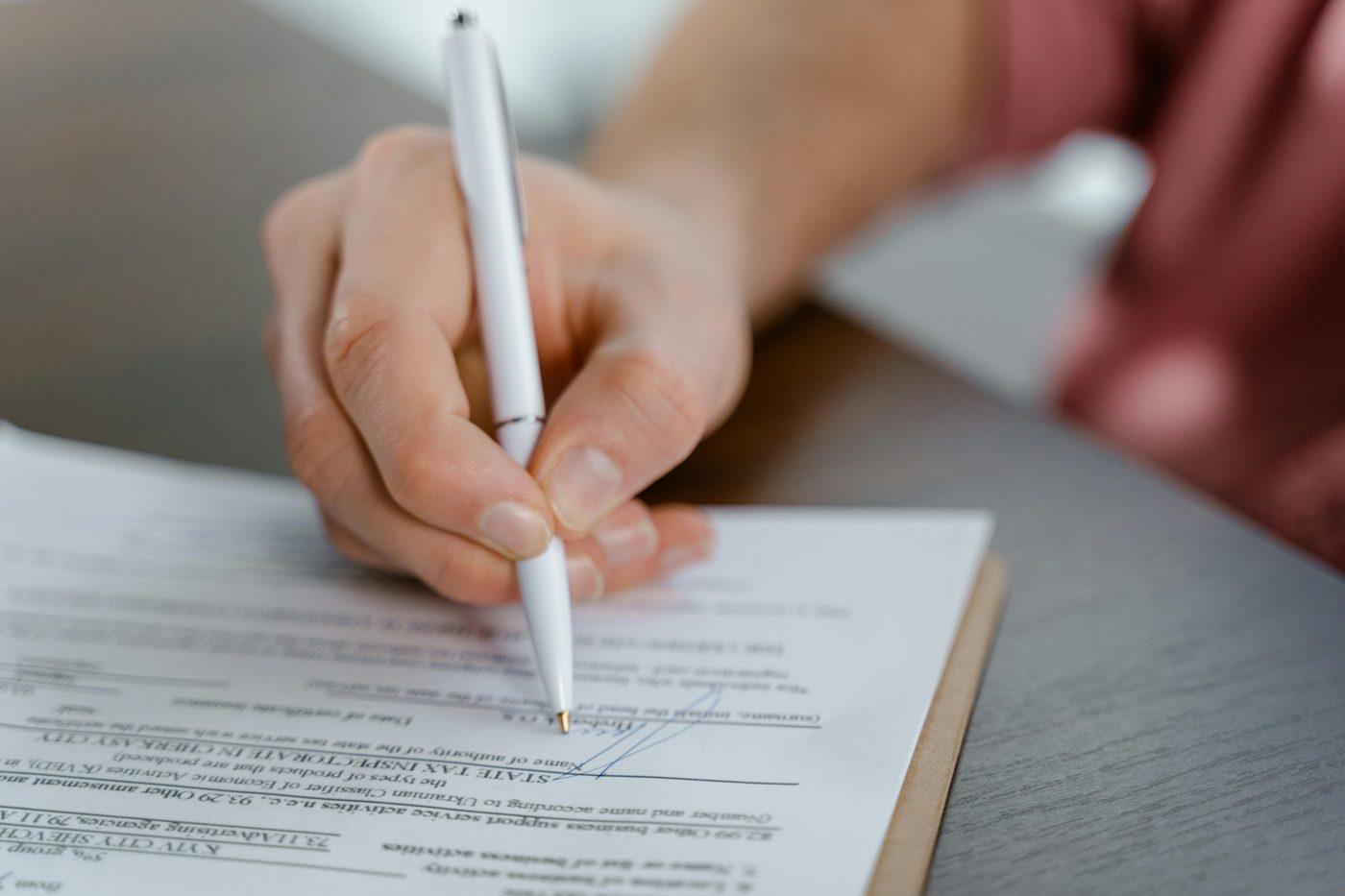 Check the property registry before signing